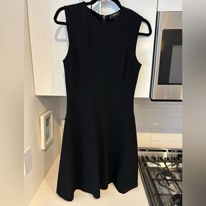 Theory Black Sleeveless Mini Dress